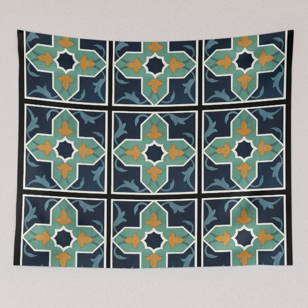 Item preview, Afghan ornamental Tiles pattern designed and sold by hockeng.