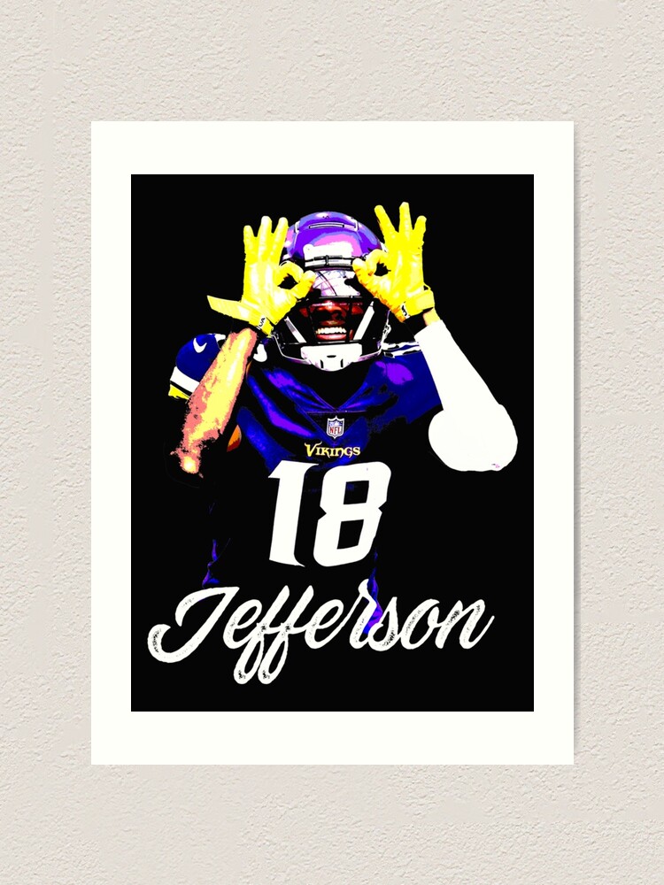 Justin Jefferson 18 posing Poster for Sale by kelseyspcartt