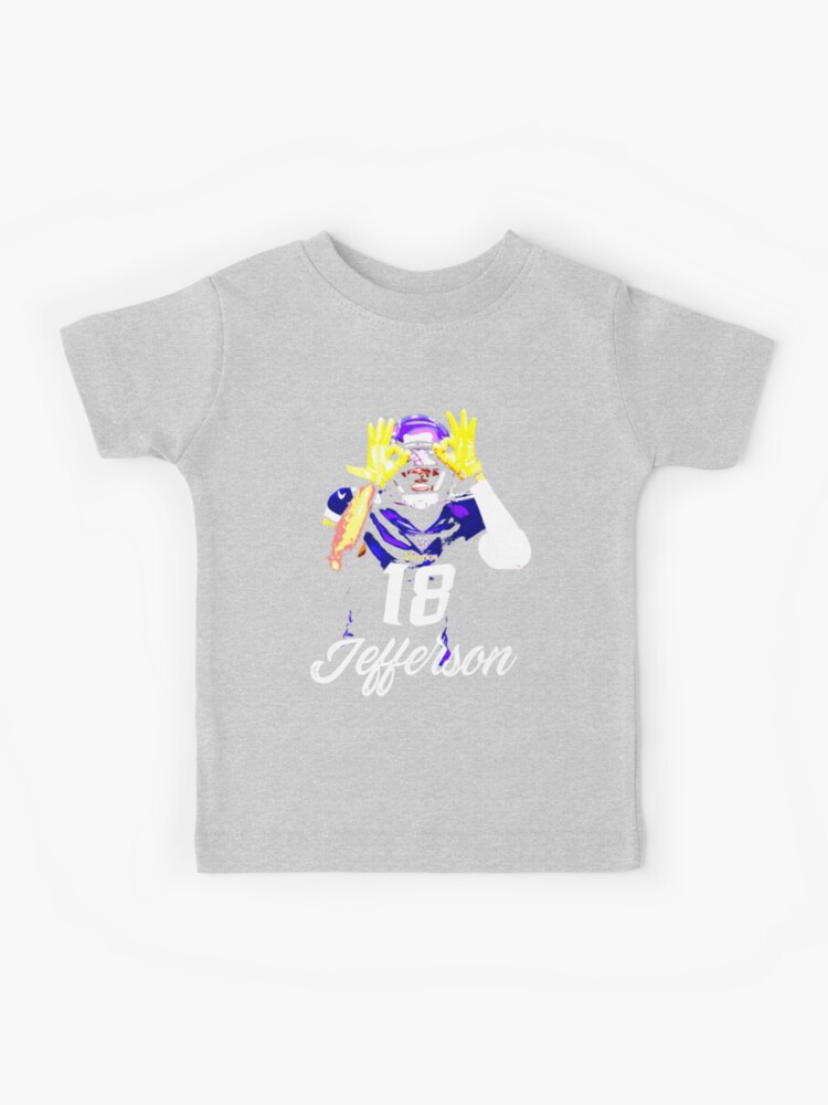 Justin Jefferson Griddy Kids T-Shirt for Sale by SportyFan