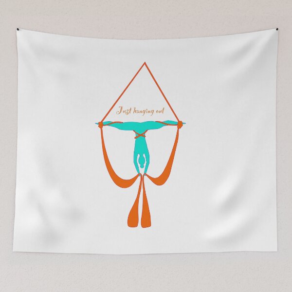 Item preview, Just hanging out funny aerial silk pun joke designed and sold by -Lily-Anne-.
