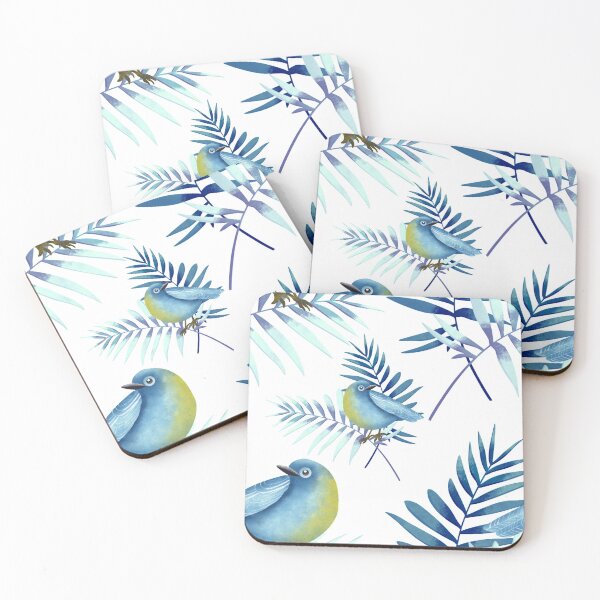 Item preview, Bird and Leaf Seamless Pattern designed and sold by mikaylart.