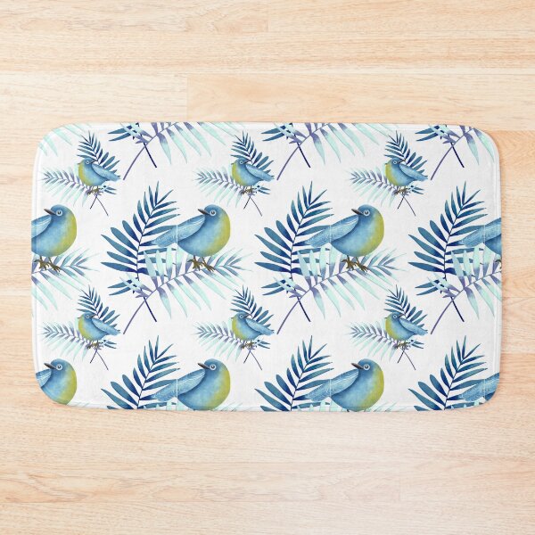 Item preview, Bird and Leaf Seamless Pattern designed and sold by mikaylart.