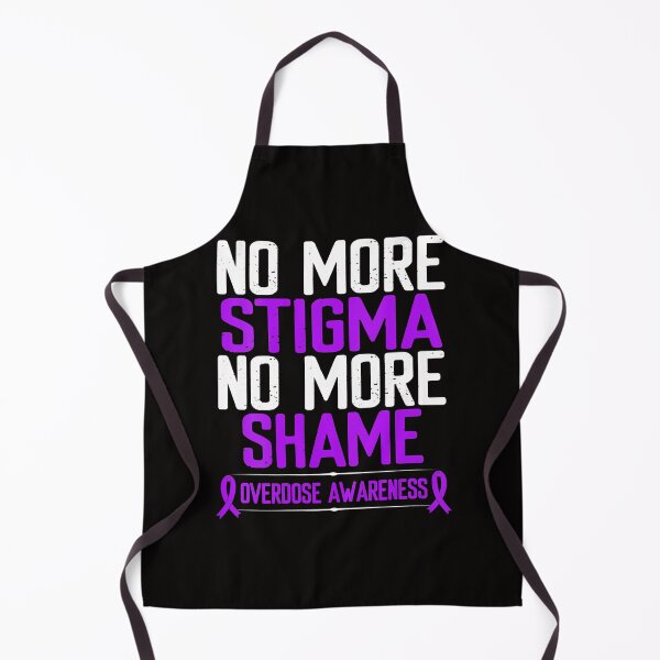 Item preview, Womens Overdose Awareness No more stigma shame Ribbon designed and sold by TheModernGeekSt.