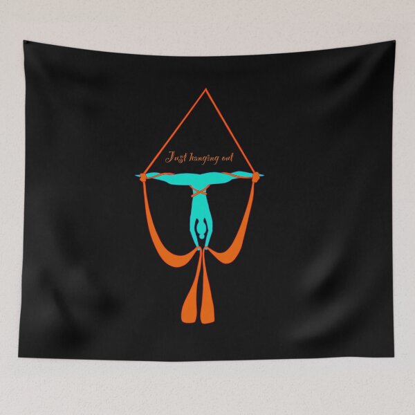 Item preview, Just hanging out funny aerial silk pun joke designed and sold by -Lily-Anne-.