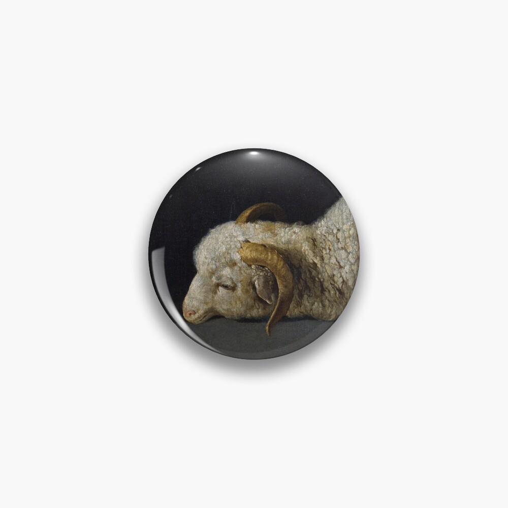 Agnus Dei The Lamb Of God By Francisco De Zurbaran Pin For Sale By High Resolution Redbubble