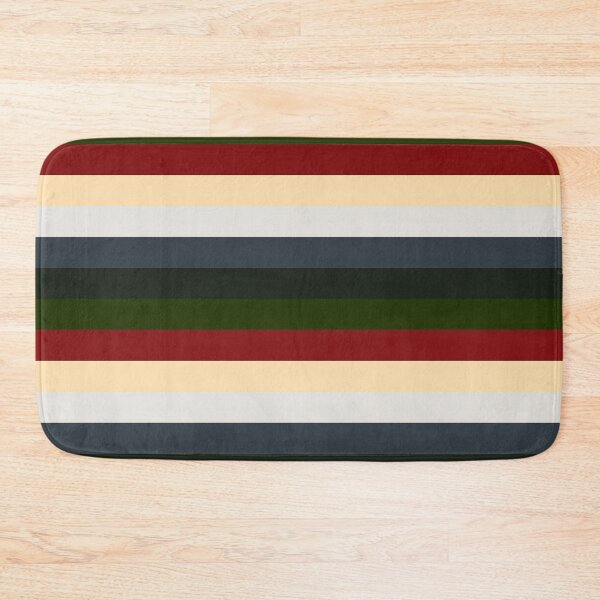 Item preview, Retro Style Christmas Color Cascading Striped Lines designed and sold by thecooltable.