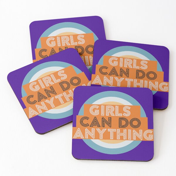 Item preview, Girls can do anything designed and sold by MuggyandMo.