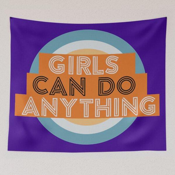 Item preview, Girls can do anything designed and sold by MuggyandMo.
