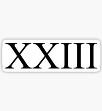23 Sticker