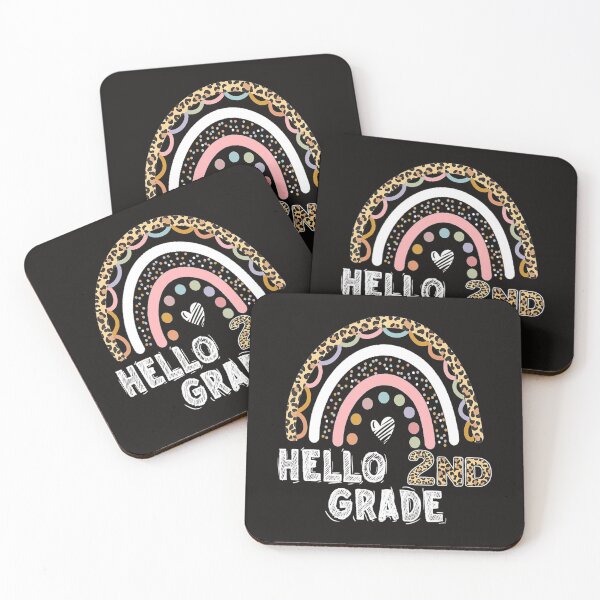 Item preview, Hello 2Nd Grade Leopard Rainbow Back To School Teacher Girls  designed and sold by MoranTyler969.