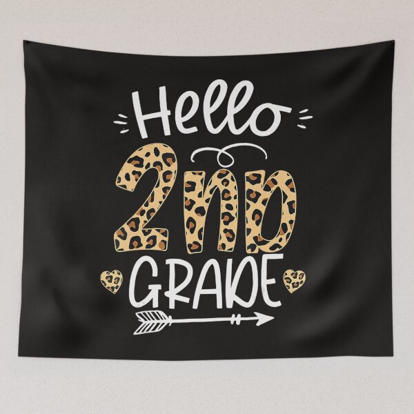 Item preview, Hello 2Nd Grade Leopard Teacher Students Back To School  designed and sold by MoranTyler969.