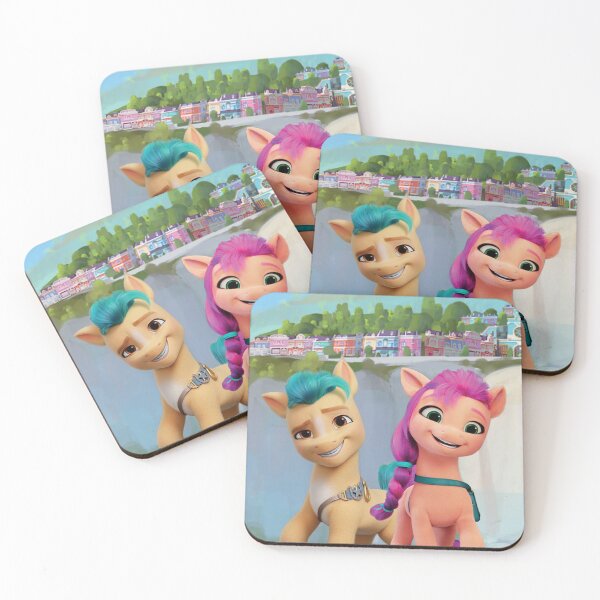 Item preview, Sunny and Hitch from My little pony - a new generation (2021) designed and sold by Funny-Quote.