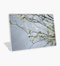 ~white on grey 1~ Laptop Skin