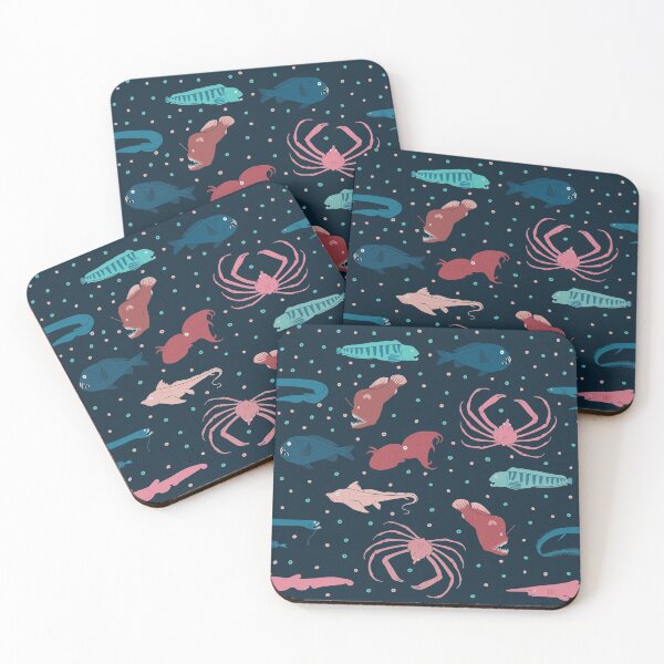 Item preview, Creatures Of Deep Sea Collection Cute Marine Biologists Pattern designed and sold by JokeGysen.