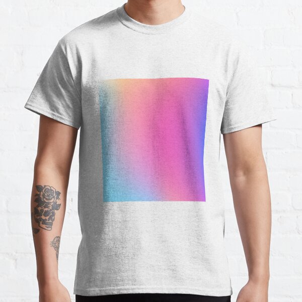 Pastel rainbow color gradient Classic T-Shirt