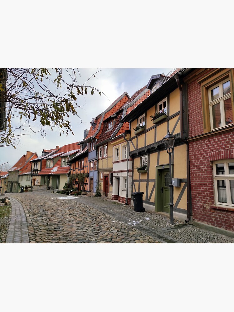 Design-Ansicht von Fachwerk in Quedlinburg, designt und verkauft von Gourmetkater