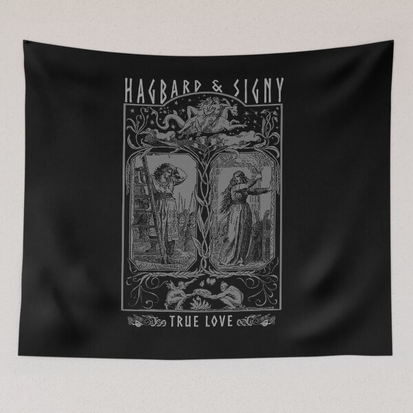 Item preview, Hagbard & Signy, Tue Love Norse Mythology, Vikings, Viking Gift designed and sold by Proverbial Wisdom Design.