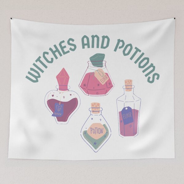 Item preview, Witches and Potions funny Halloween sayings designed and sold by Simi2020.