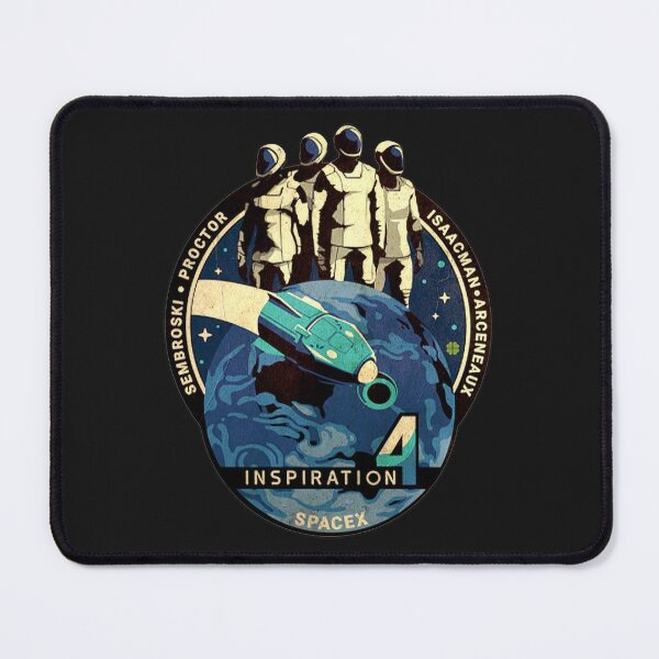 Artikelvorschau, SpaceX Inspiration4 Abzeichen - Vintage-Look entworfen und verkauft von trendistudio.