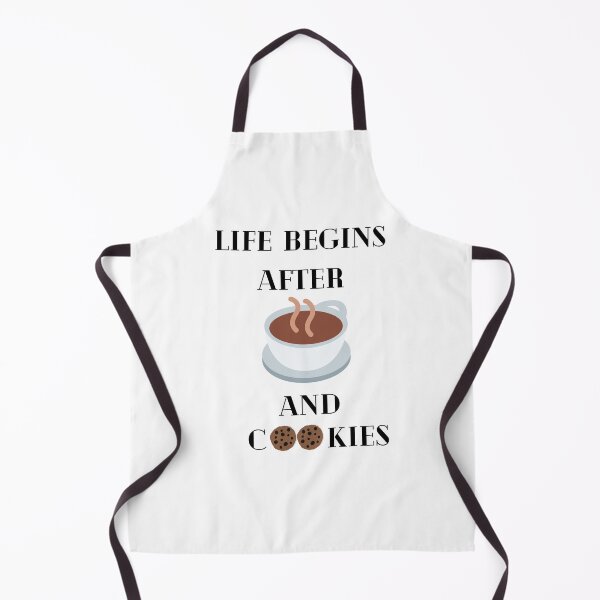 Artikelvorschau, Das Leben beginnt nach Kaffee und Keksen entworfen und verkauft von MStyle-shop.
