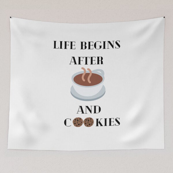 Item preview, Life Begins After Coffee And Cookies designed and sold by MStyle-shop.