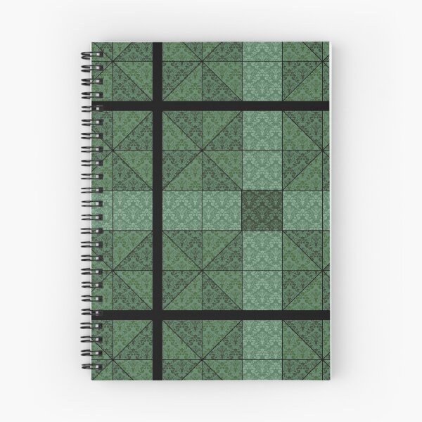 Aperçu de l'œuvre Motif de courtepointe damassé vert créée et vendue par LilithDeAnu.