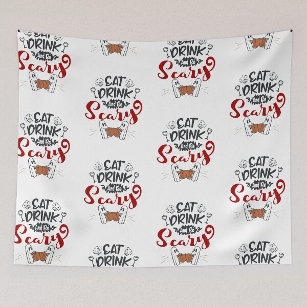 Item preview, Eat Drink and be Scary designed and sold by FOX1999-Design.