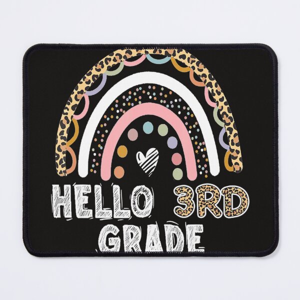 Item preview, Hello 3Rd Grade Leopard Rainbow Back To School Teacher Girls  designed and sold by MoranTyler969.