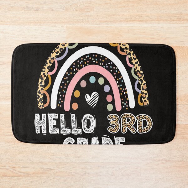 Item preview, Hello 3Rd Grade Leopard Rainbow Back To School Teacher Girls  designed and sold by MoranTyler969.