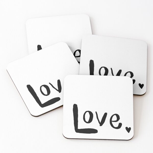 Item preview, Love - Handwritten Love Black designed and sold by FoundedInJesus.