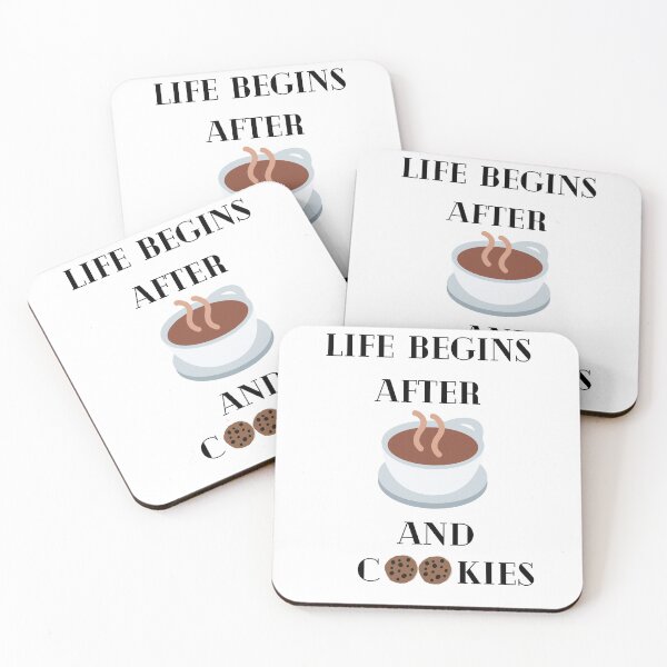 Item preview, Life Begins After Coffee And Cookies designed and sold by MStyle-shop.