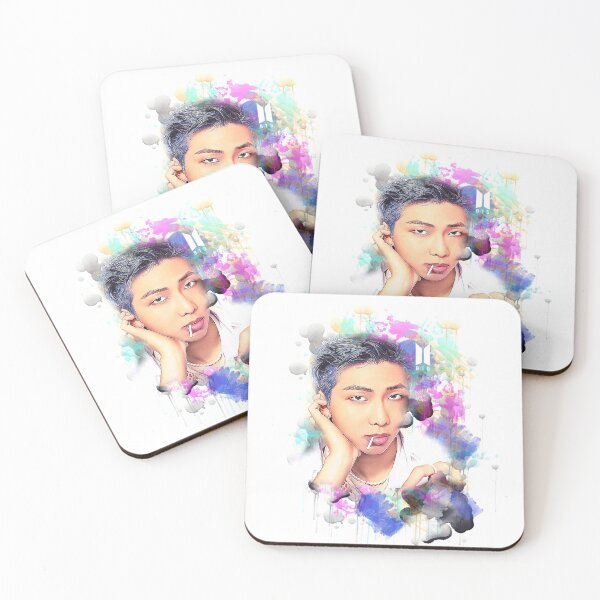 Item preview, BTS RM Namjoon colorful art designed and sold by Lajibolalaa.