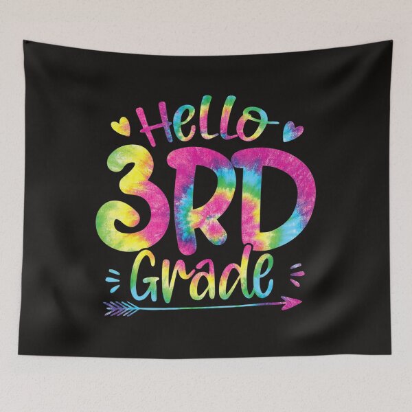 Item preview, Hello 3Rd Grade Teachers Students Tie Dye Back To School  designed and sold by MoranTyler969.