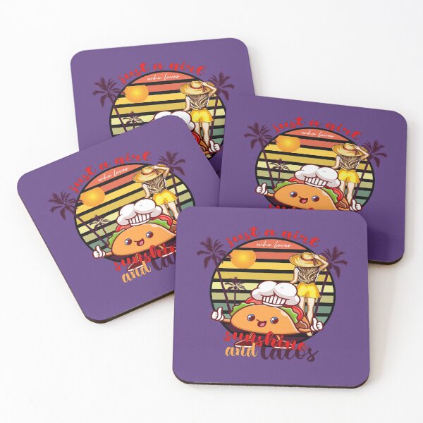 Item preview, Just a girl who loves sunshine and tacos designed and sold by Hero Prod.