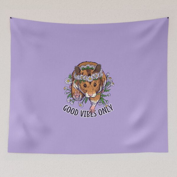 Item preview, Waffles says "Good Vibes Only"! designed and sold by Danelle Malan.