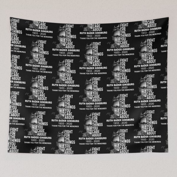 Item preview, RBG fight for the things you care about Ruth bader ginsburg 1933-2020  designed and sold by CaseyMoen.