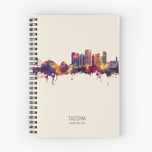 Artikelvorschau, Tacoma Washington Skyline entworfen und verkauft von ArtPrints.
