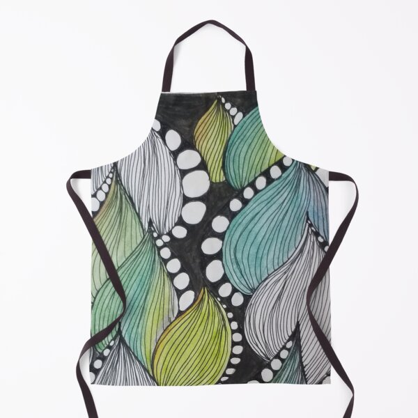 Item preview, Leafy Zendoodle Pattern designed and sold by Dream Bloom Gallery.
