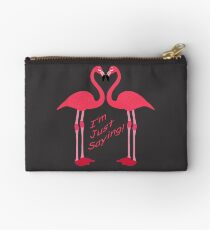 Sag einfach 'Flamingos Täschchen