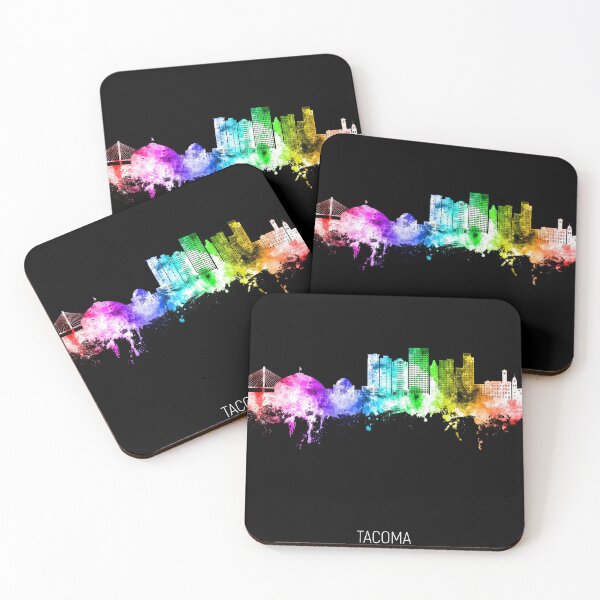Item preview, Tacoma Washington Skyline designed and sold by ArtPrints.
