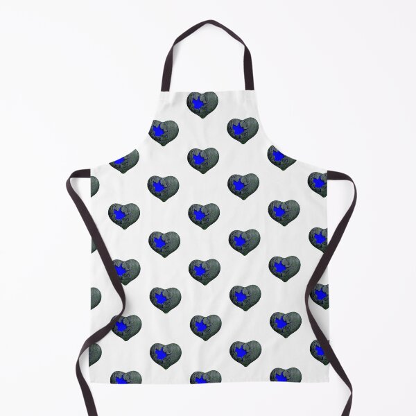 Item preview, Broken chrome blue heart designed and sold by Alshoalla.