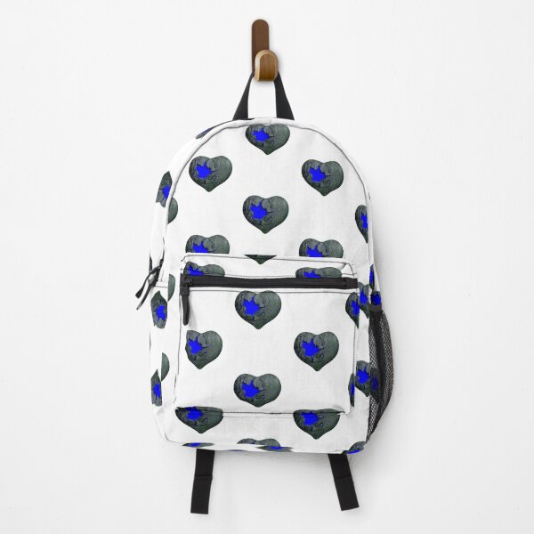 Item preview, Broken chrome blue heart designed and sold by Alshoalla.