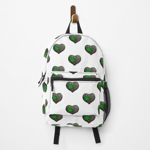 Item preview, Broken chrome green heart designed and sold by Alshoalla.