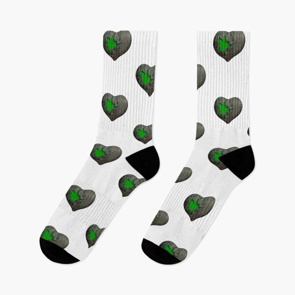 Item preview, Broken chrome green heart designed and sold by Alshoalla.