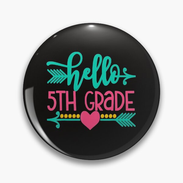 Item preview, Hello 5Th Grade Girls Back To School Gift Cute Heart Arrow  designed and sold by MoranTyler969.