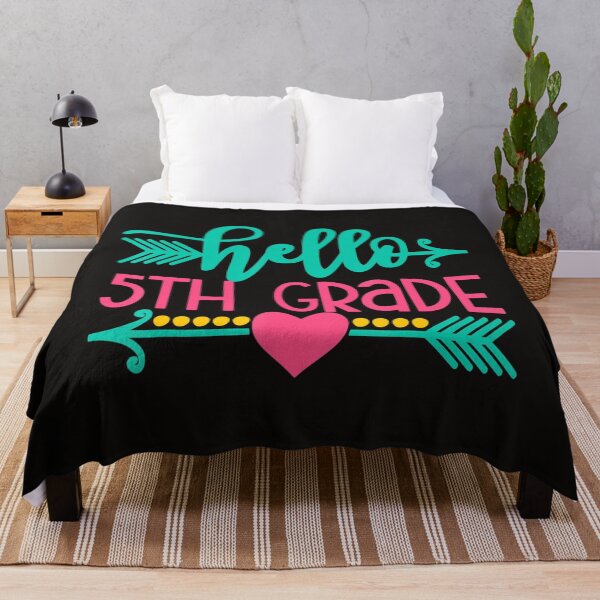 Item preview, Hello 5Th Grade Girls Back To School Gift Cute Heart Arrow  designed and sold by MoranTyler969.