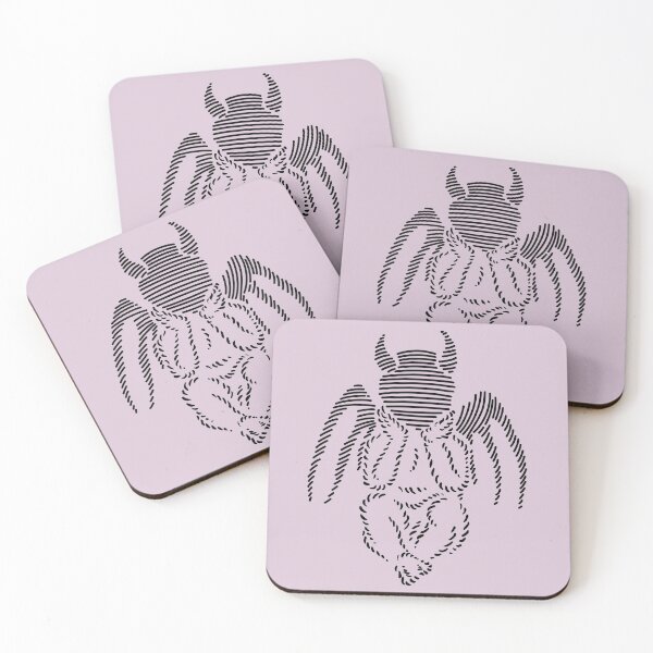 Item preview, Little Angel Imp Barcode Art designed and sold by VADIMproducts.