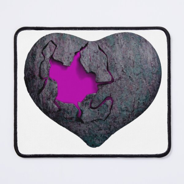 Item preview, Broken chrome pink heart designed and sold by Alshoalla.