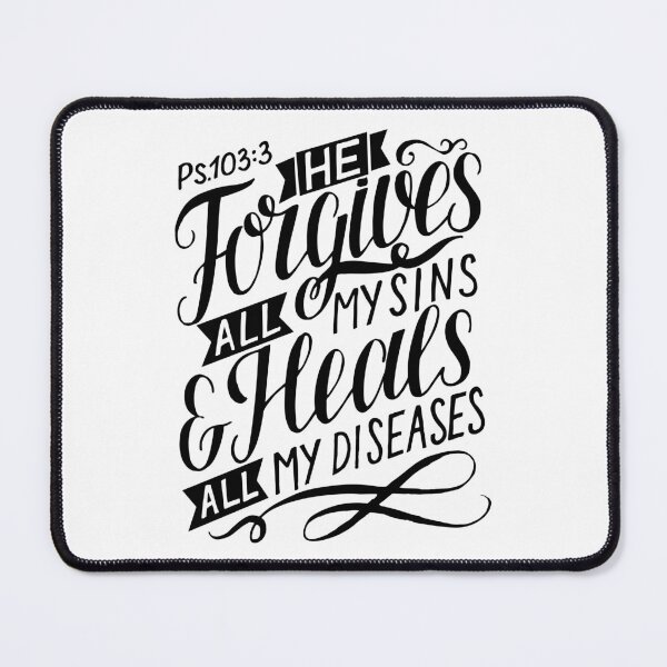 Item preview, Psalm 103:3 He Forgives All My Sins And Heals All My Diseases designed and sold by ProjectX23.