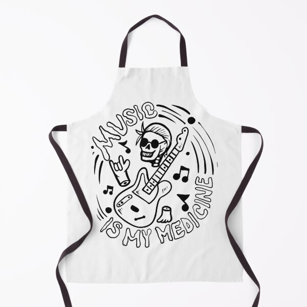 Item preview, Music Is My Medicine Skull Guitar Shirt Music Equalizer designed and sold by DKKShop.